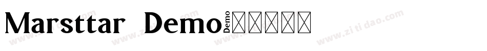 Marsttar  Demo字体转换
